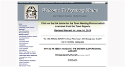 Desktop Screenshot of fryeburgmaine.org
